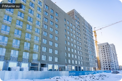 Монолитные работы в блоках 5.3 и 5.4 жилого района Солнечный в Екатеринбурге идут в активном режиме