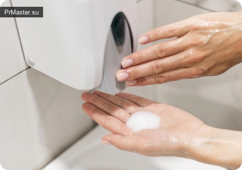 Правила смешивания мыла с водой для заполнения дозатора
